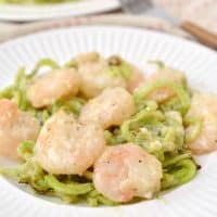 Keto Shrimp Alfredo