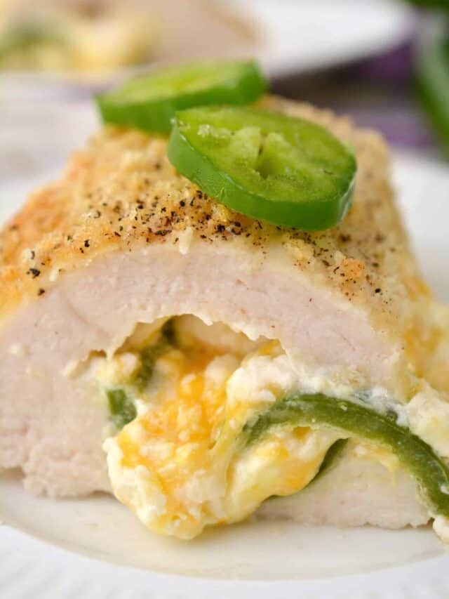 A close up of food on a plate, with Chicken