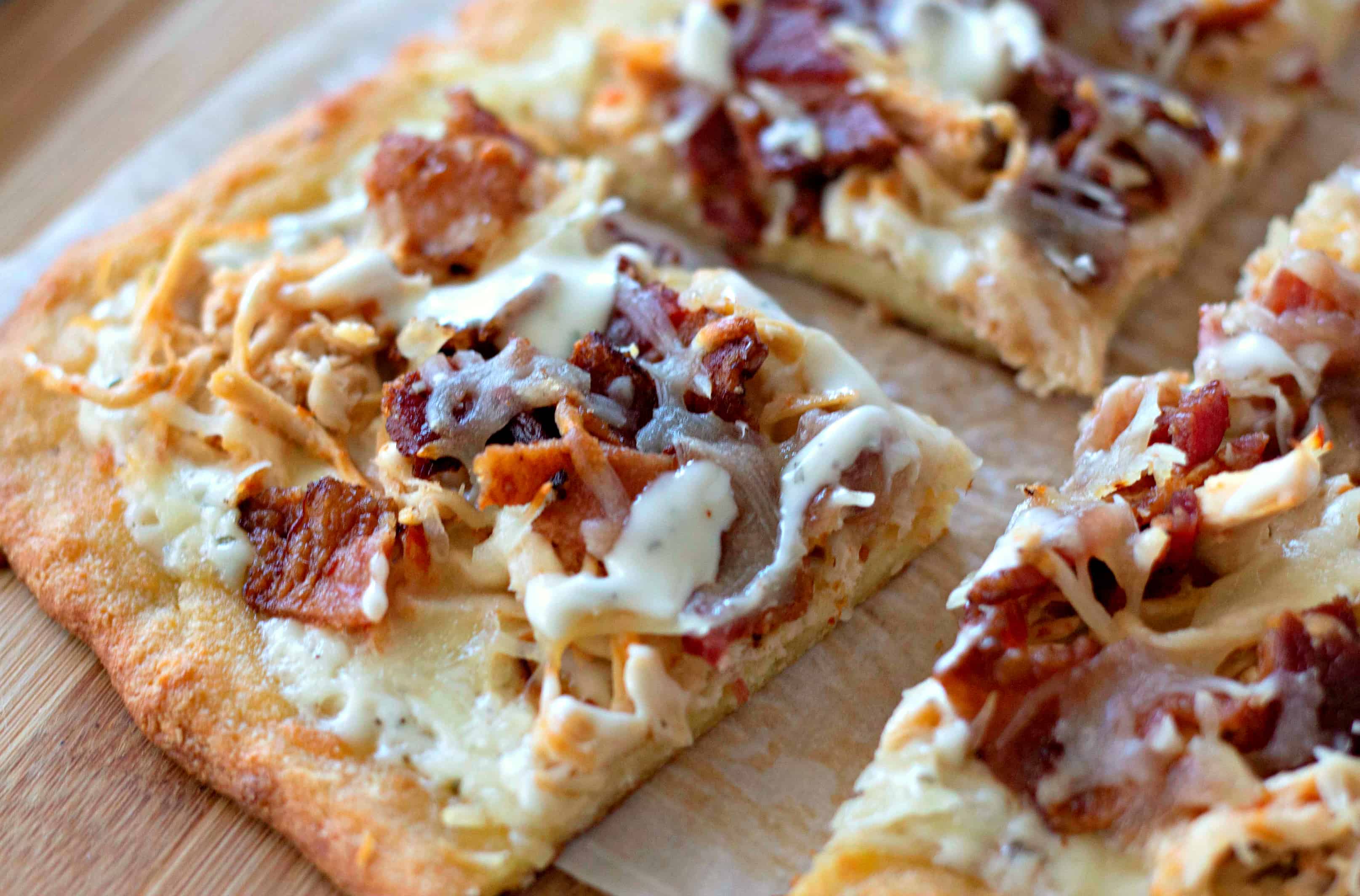 Keto Bacon Pizza Chicken Bacon Ranch Pizza