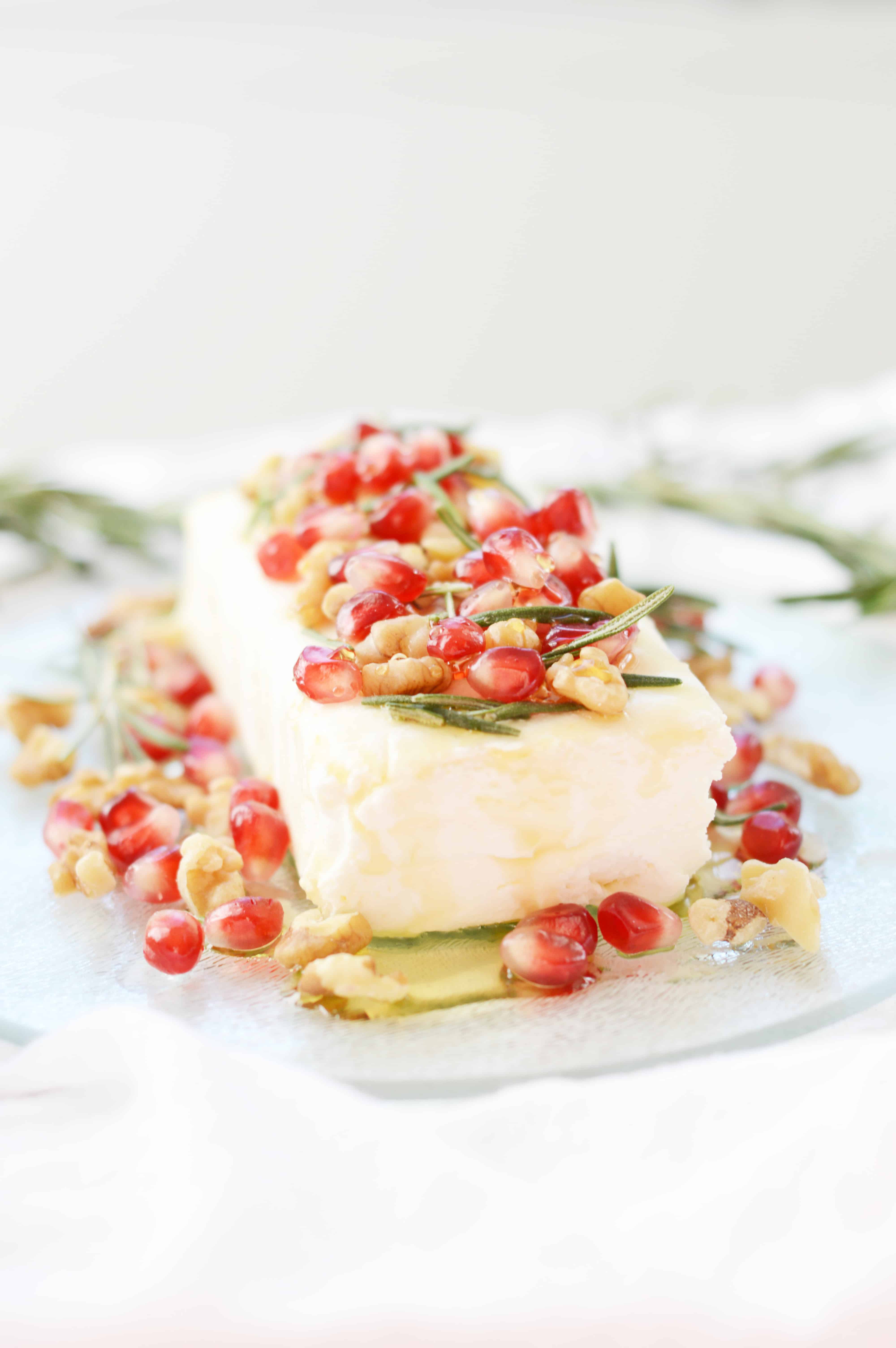 Keto Cream Cheese Appetizer with Pomegranate