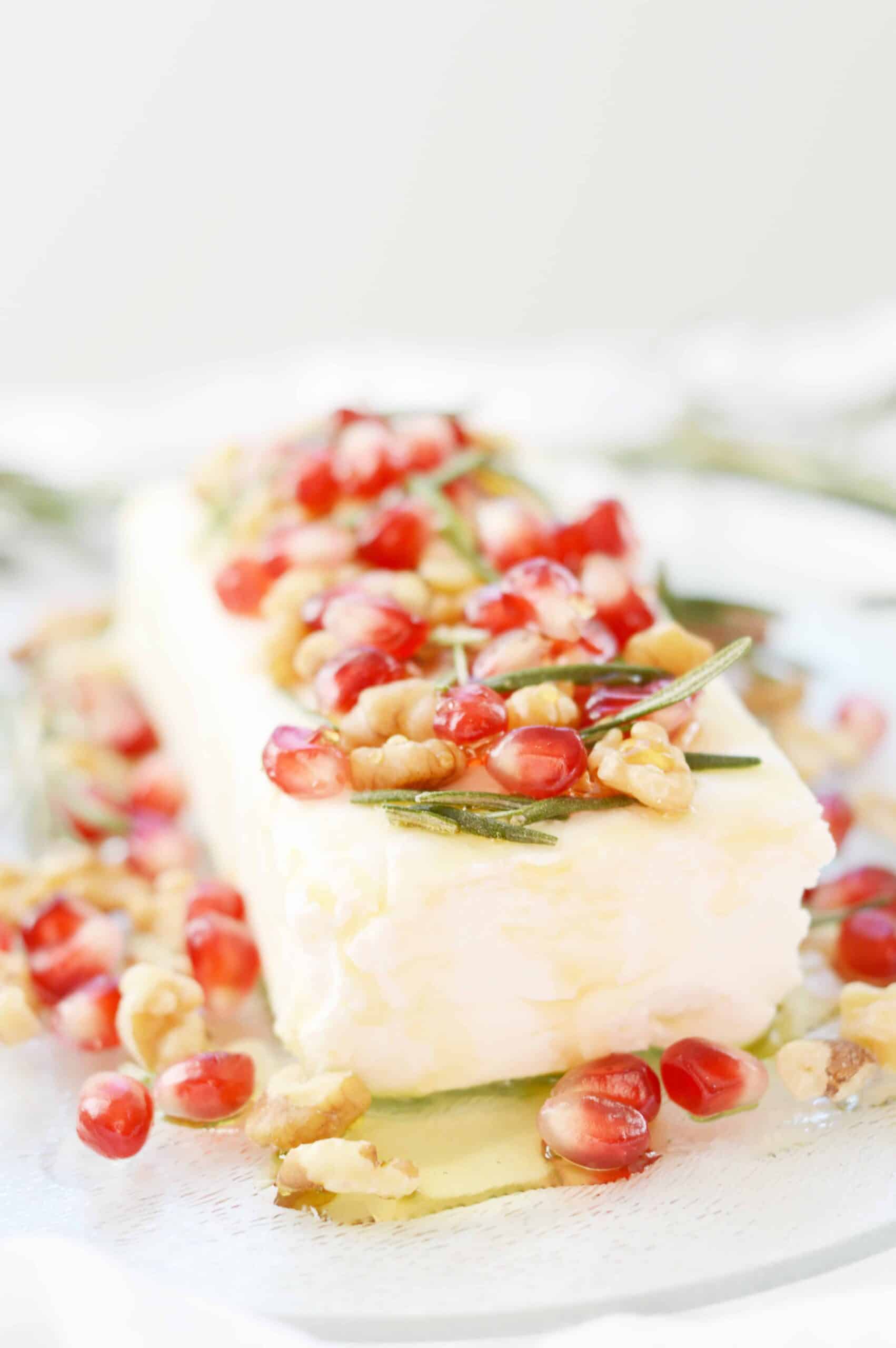 Keto Cream Cheese Appetizer with Pomegranate