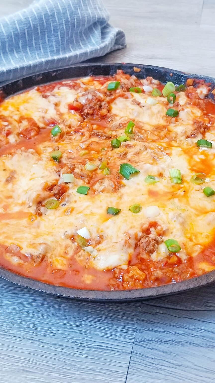 Italian Keto Ground Beef Skillet ﻿ Everyday Ketogenic