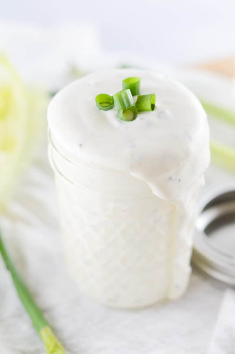 Easy Keto Ranch Dressing Low Carb Recipe