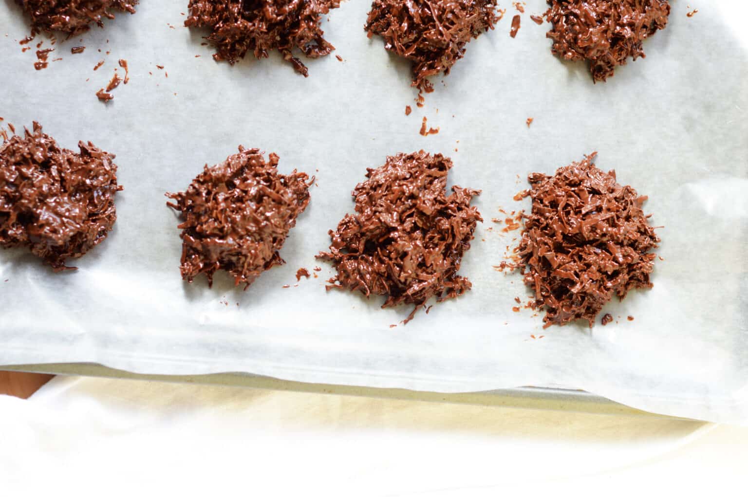 No Bake Dark Chocolate Coconut Keto Haystacks Everyday Ketogenic
