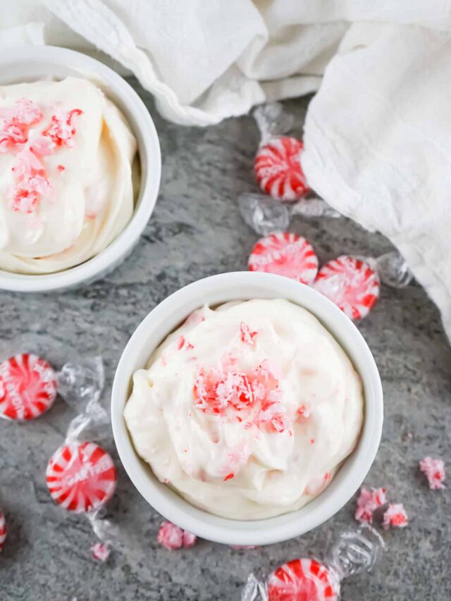 Keto Peppermint Dip Story Everyday Ketogenic