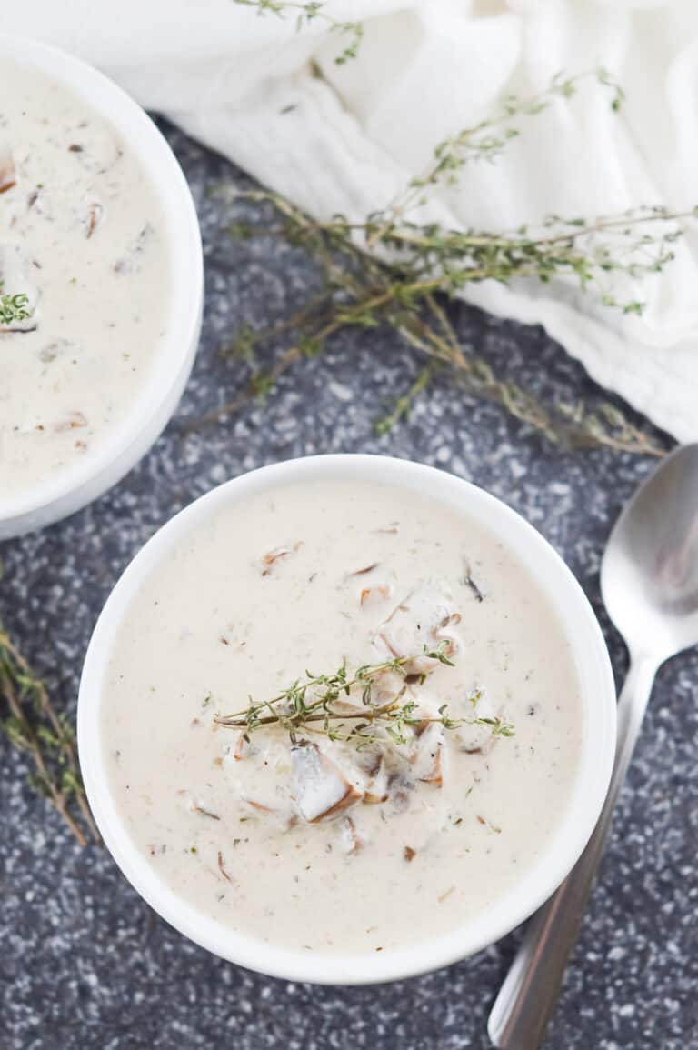 Easy Keto Cream of Mushroom Soup Recipe Everyday Ketogenic