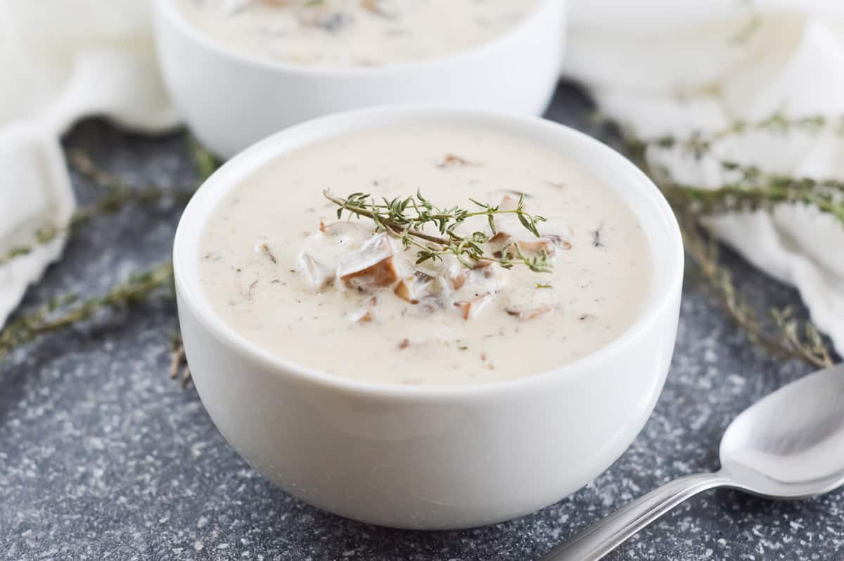 Easy Keto Cream of Mushroom Soup Recipe Everyday Ketogenic