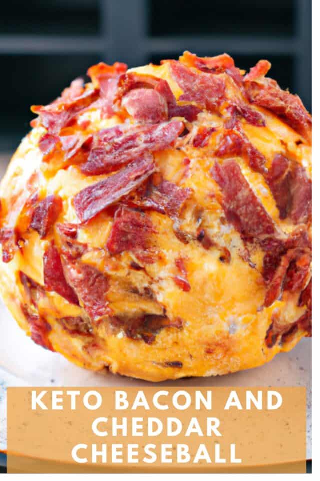 Keto Bacon Cheddar Cheeseball Everyday Ketogenic