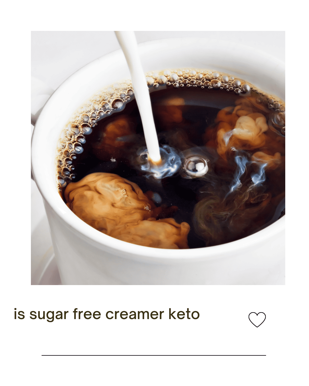 Is sugar free creamer keto? Low carb creamers for coffee