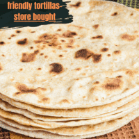 keto friendly tortillas store bought: tortillas on a plate