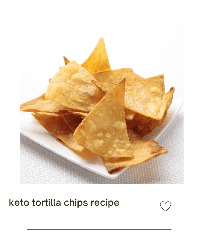 Keto tortilla chips recipe Best baked lowcarb chips