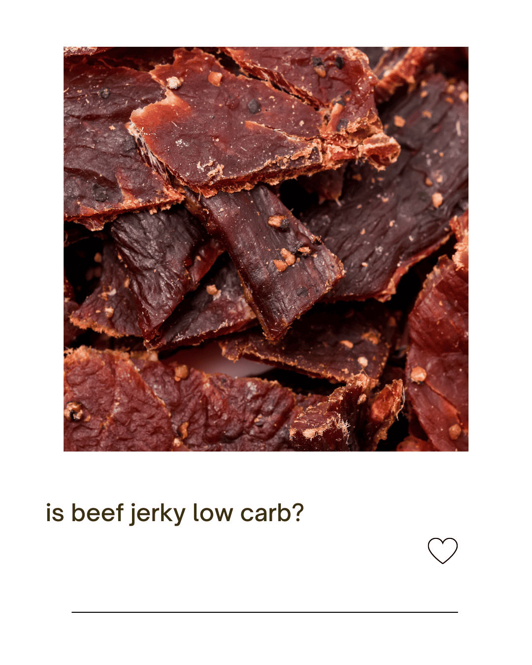 Is beef jerky low carb? Best Keto brands and homemade recipe