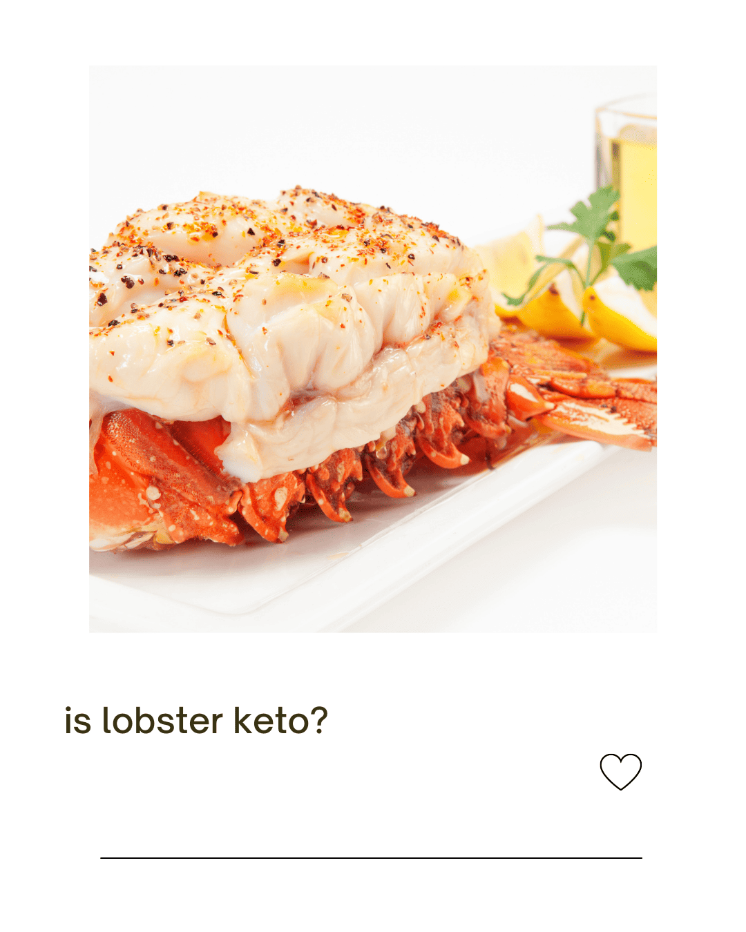 Is lobster keto? Low Carb friendly Lobster Tails recipe