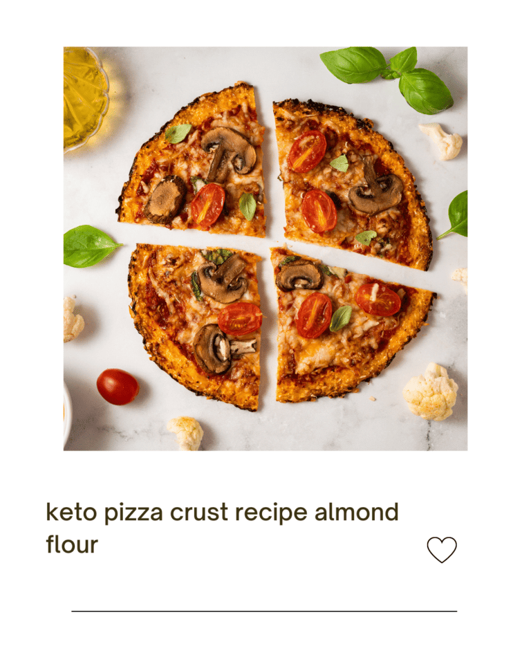 Keto Pizza Crust Recipe Almond Flour LowCarb & Delicious