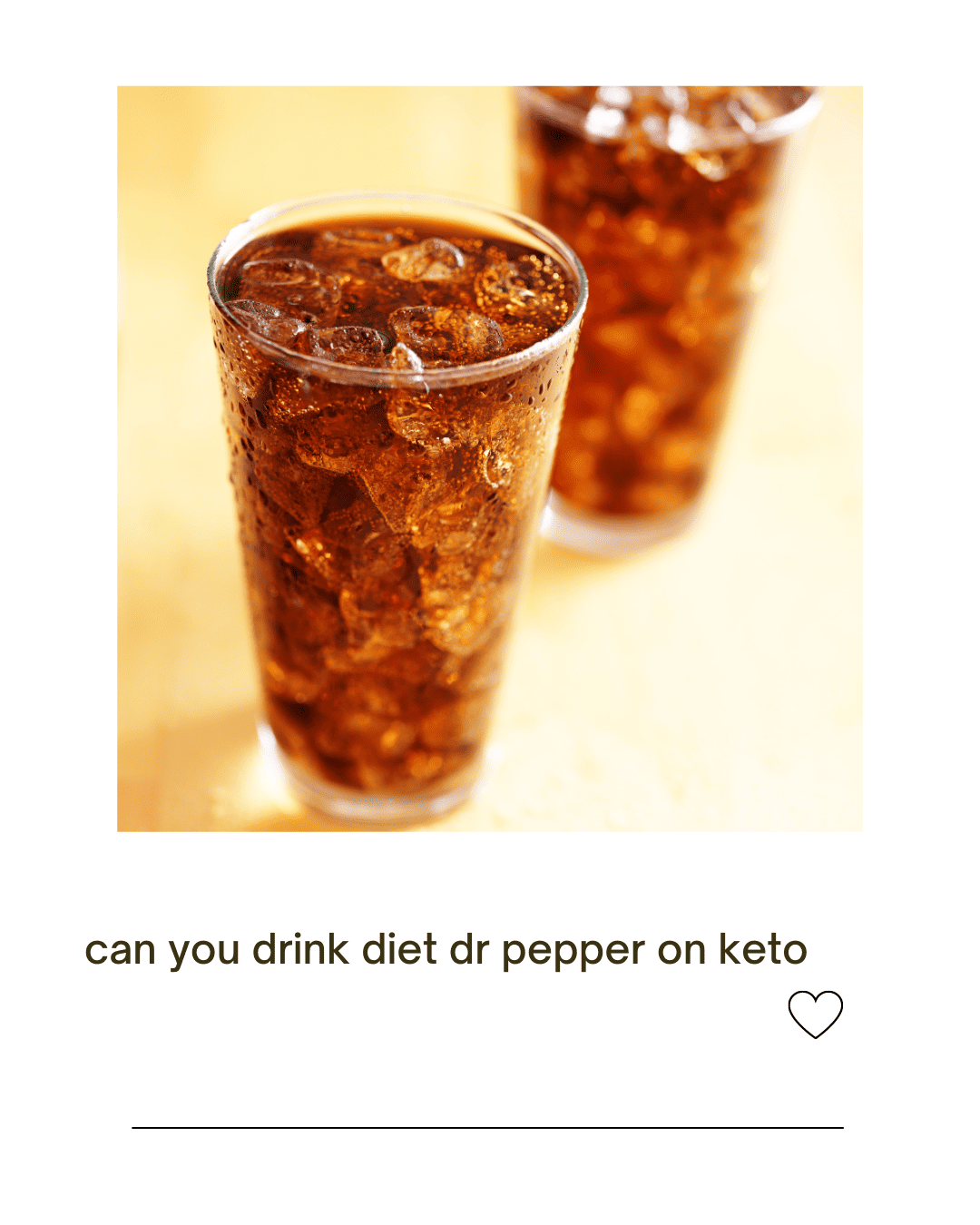 Can you drink diet dr pepper on keto? Best soda tips!