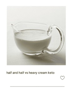 Half and half vs heavy cream keto: Which is best? - Everyday Ketogenic