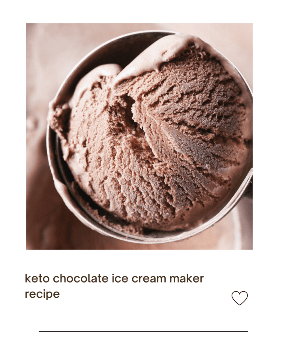 Keto chocolate ice cream maker recipe (low carb) Everyday Ketogenic