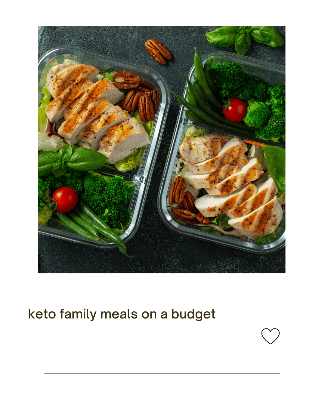 keto family meals that are on a budget