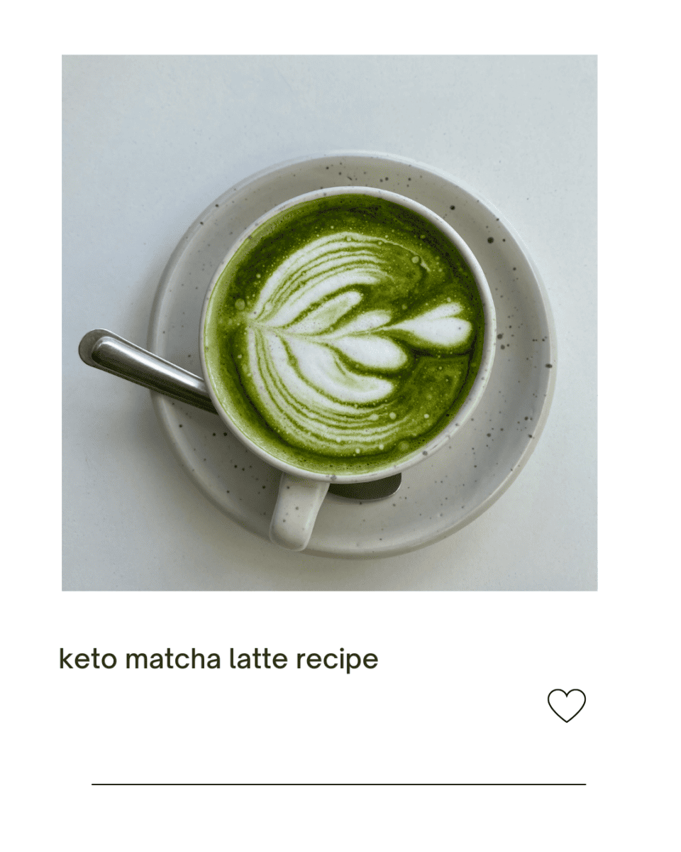 Keto matcha latte recipe Easy low carb recipe! Everyday Ketogenic