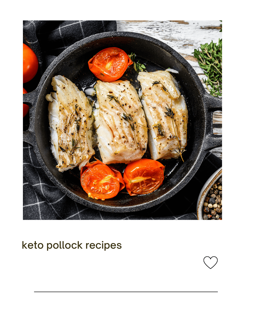 Keto pollock recipes Easy lowcarb fish recipes Everyday Ketogenic