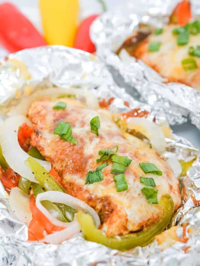Keto Tex Mex Chicken in foil