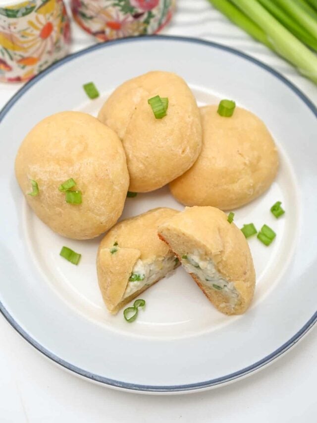 Keto Crab Rangoon recipes on a plate