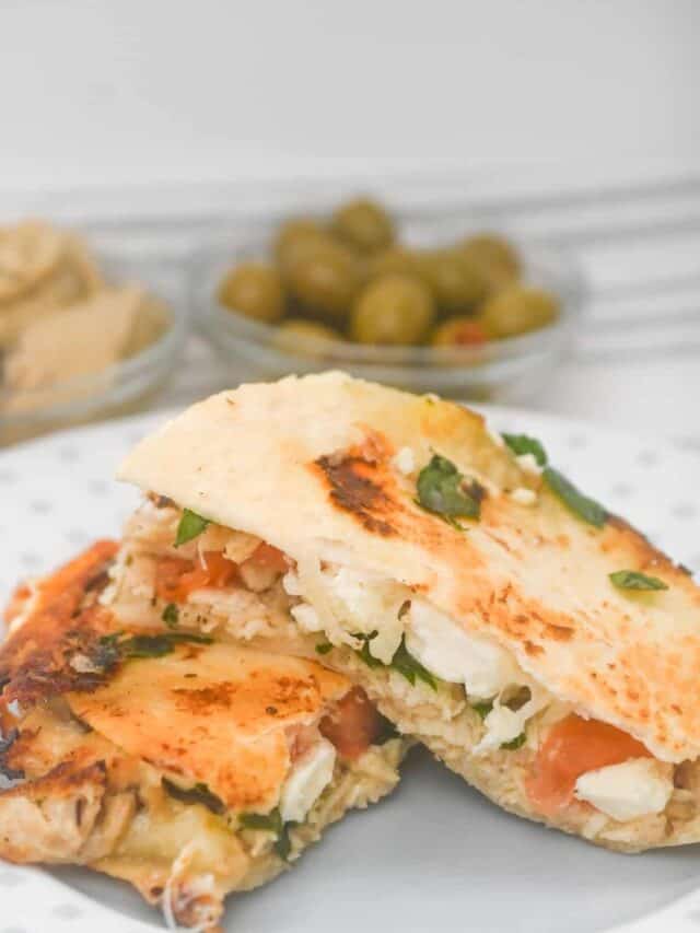 Keto Mediterranean Quesadilla Everyday Ketogenic
