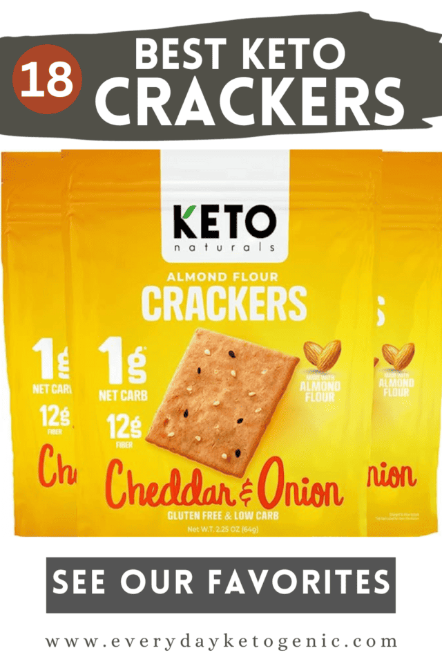 Keto crackers Best Low Carb Cracker to Buy Everyday Ketogenic