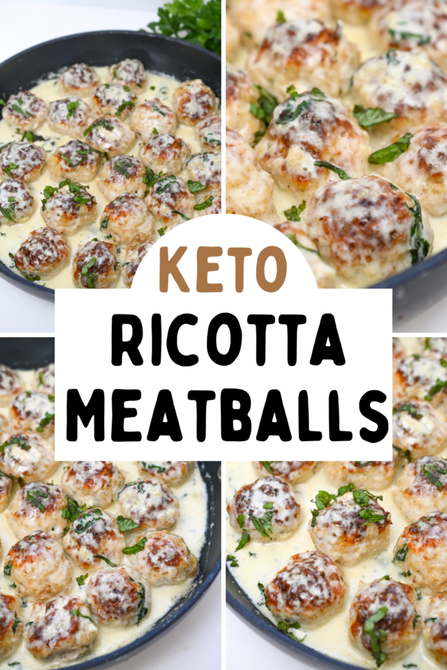 Keto Ricotta Meatballs Recipe Easy Low Carb Meatball Everyday Ketogenic