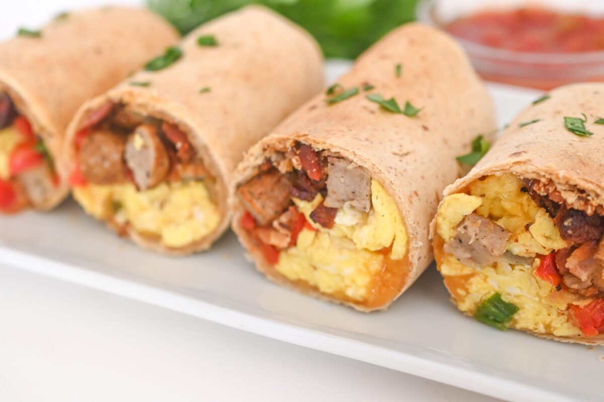 Keto Breakfast Burrito Lowcarb Air Fryer Recipe Everyday Ketogenic